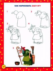 Как нарисовать Бабу Ягу